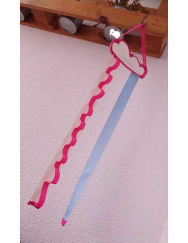 ORGANIZADOR DIADEMAS Y HORQUILLAS rosa