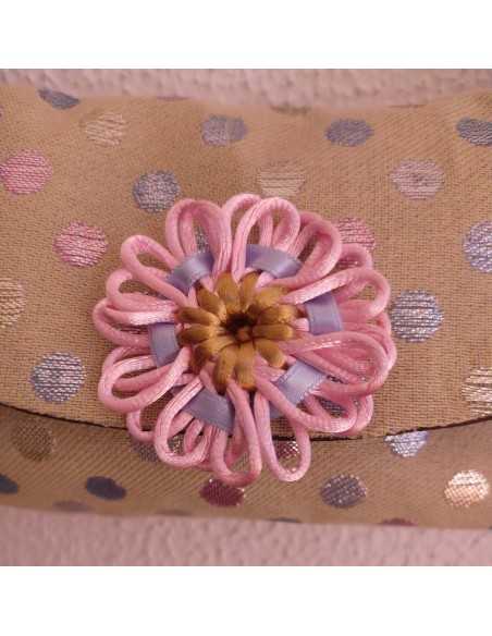 Bolso de mano lunares