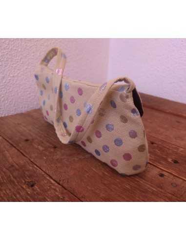 Bolso de mano lunares