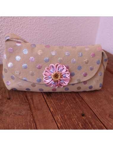 Bolso de mano lunares