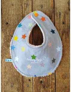 Babero estrellas colores