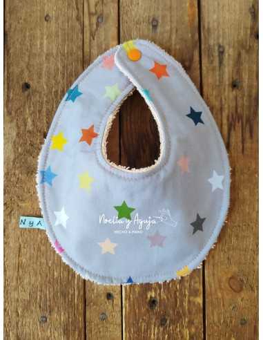 Babero estrellas colores