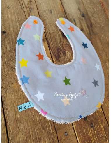 Babero estrellas colores