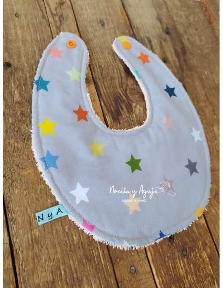 Babero estrellas colores
