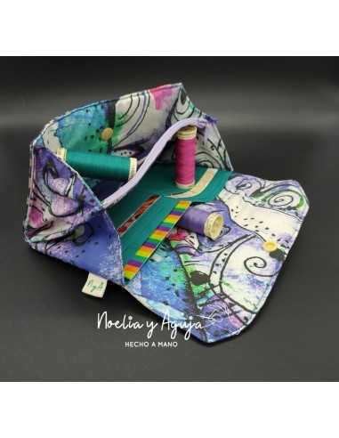 Monedero fuelle morado