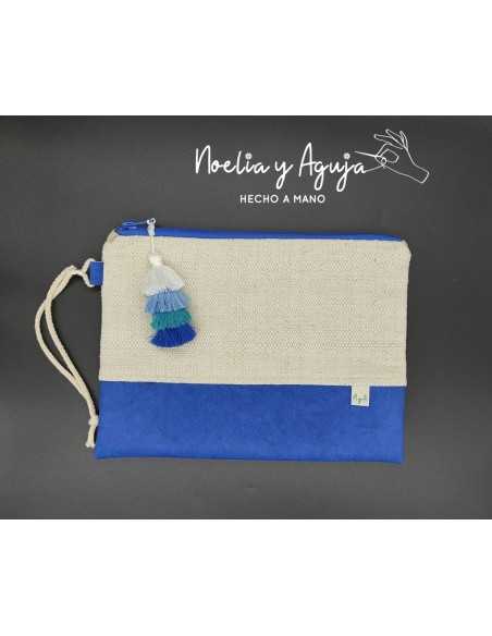 Cartera loneta y polipiel