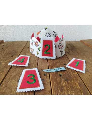 CORONA DE CUMPLEAÑOS animales